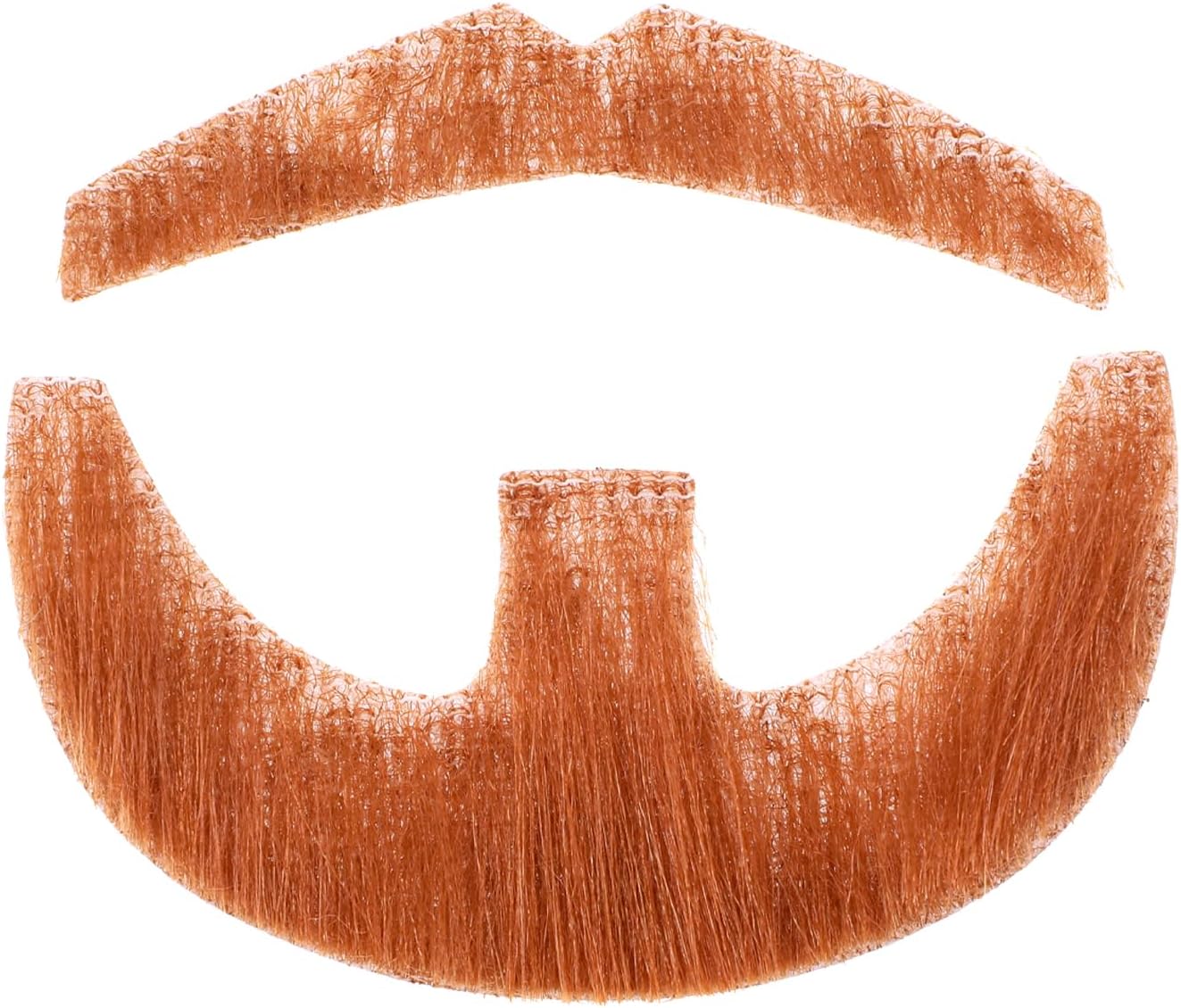 HaiFafafaing Fake Moustache Self-Adhesive Brown Mustache Stick on False Moustaches Fake Beard Costume for Adult Halloween Cosplay Party Makeup(Brown)