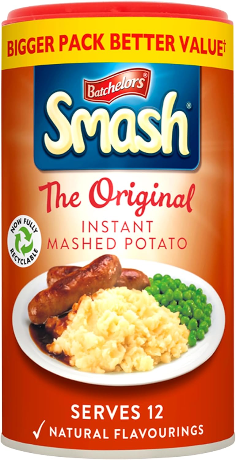 Batchelors Original Instant Mashed Potato Made From Real Potato, 360 g Tub (Pack of 1)