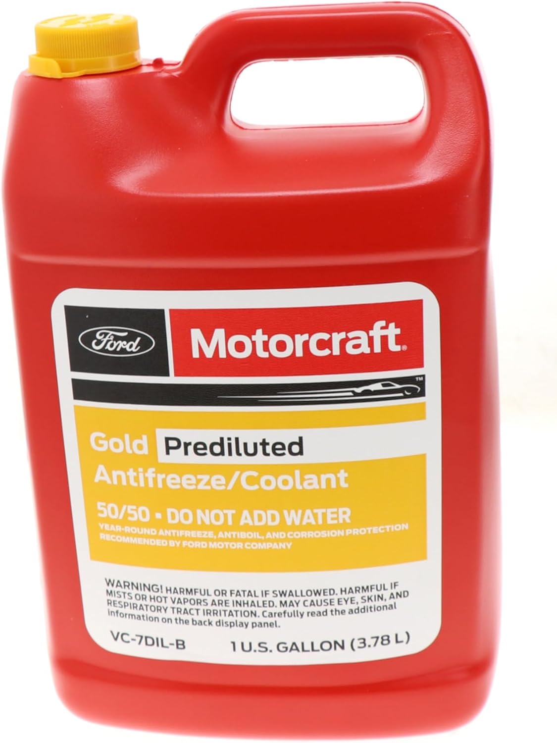 Ford Genuine Fluid VC-7DIL-B Gold Pre-Diluted Antifreeze/Coolant - 1 Gallon