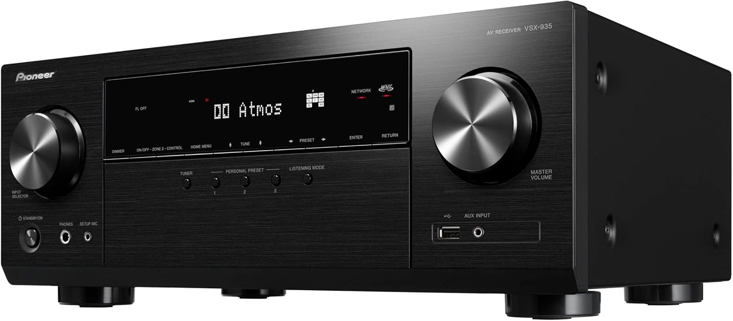 Pioneer VSX-935 7.2 Channel Surround Sound Network Receiver Dolby Atmos (2021)