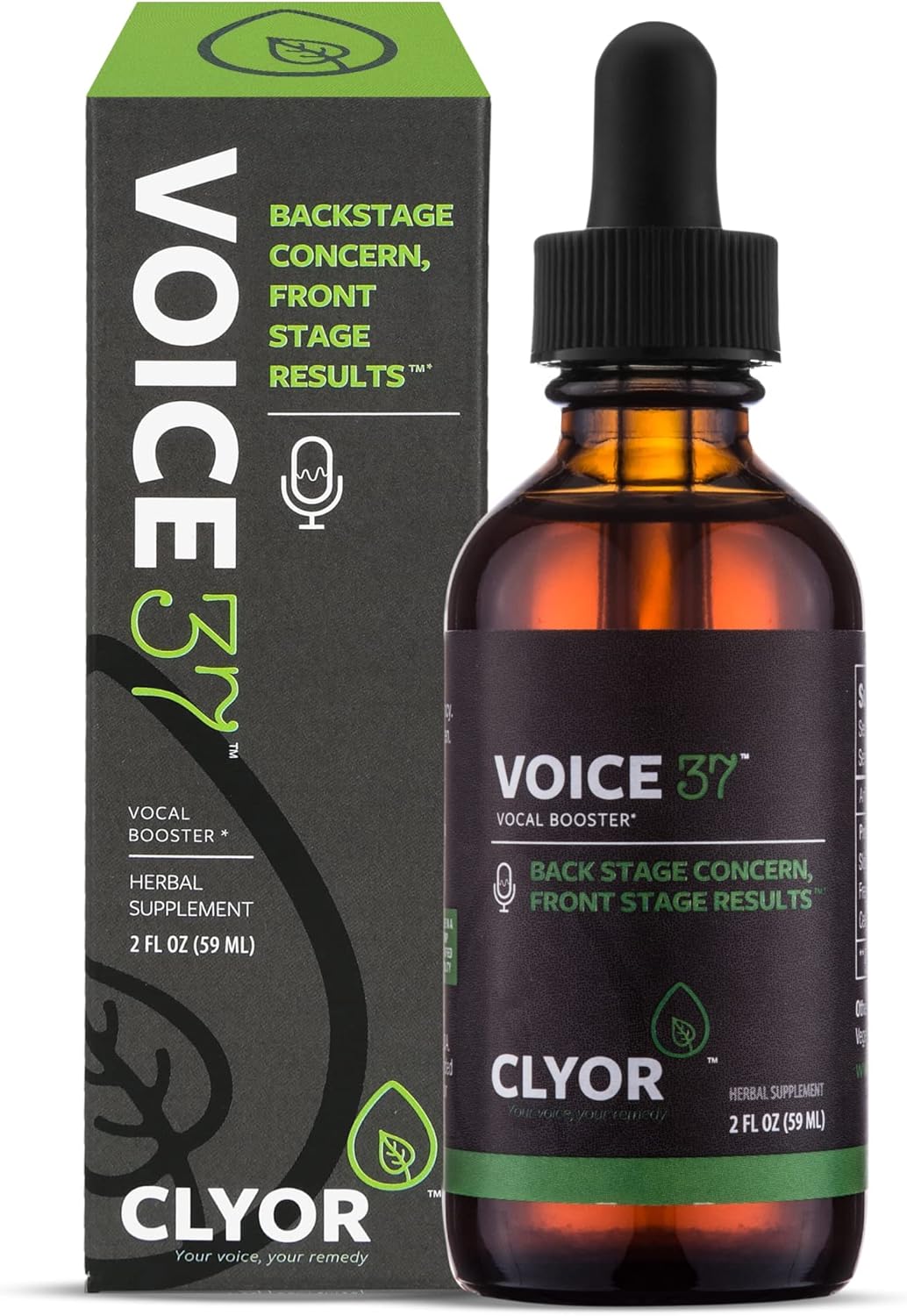 Voice37- All Natural Voice Remedy for Singers - Boosts Your Voice - Soothes and Relieve Hoarseness - Lubricates Vocal Cords - Removes Mucus - Enhances Your Singing and Speaking - 2 oz