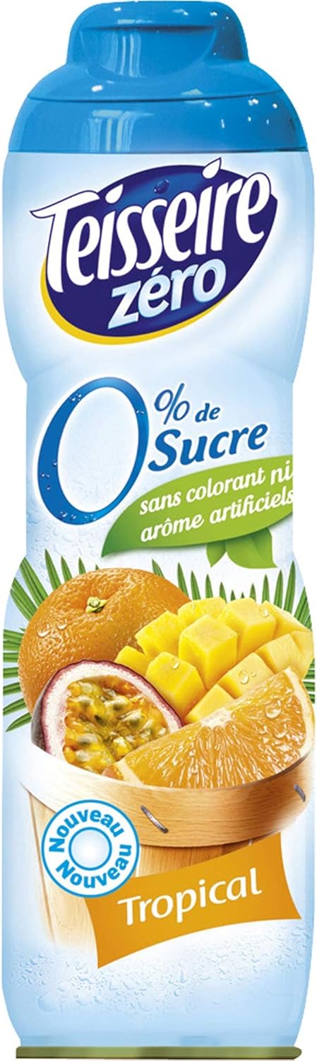 Teisseire Syrup 0% Sugar Tropical Fruits 60cl