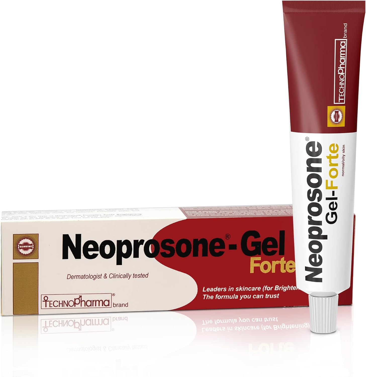 NEOPROSONE, Skin Brightening Gel Cream - 1 Fl oz / 30 ml - Dark Spot Gel, Skin Moisturizer, works on Oily, Combination, Sensitive Skin, with Alpha Arbutin, For Face & Body
