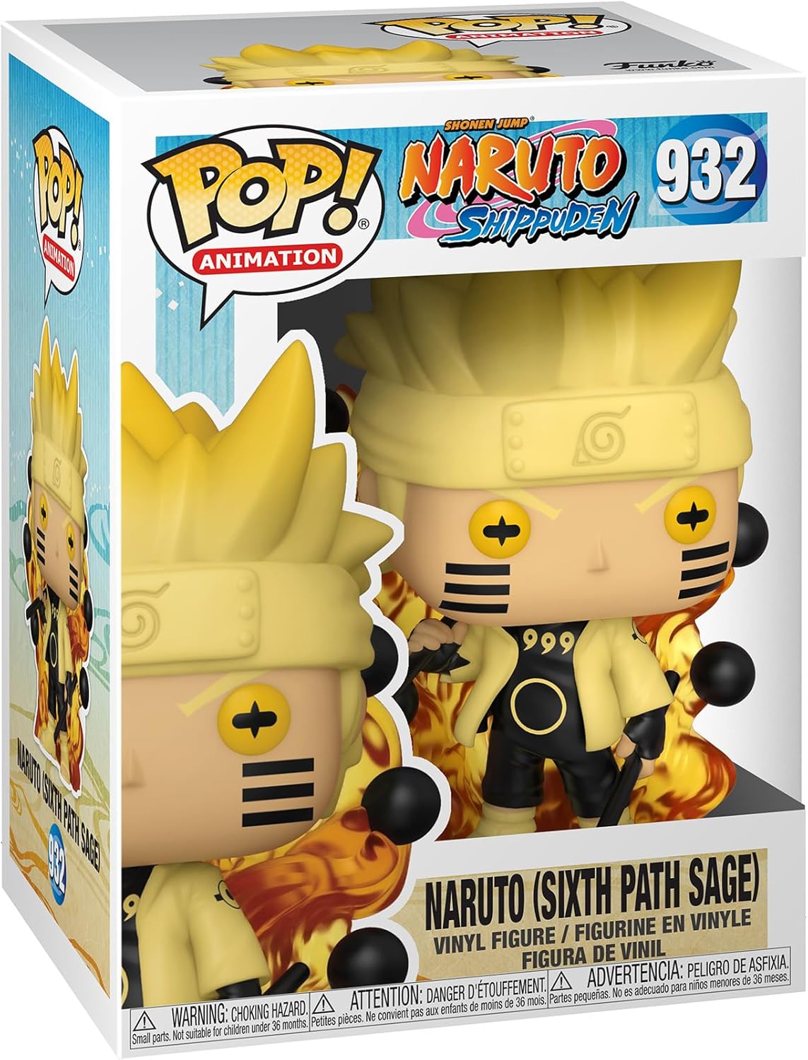 Funko POP! Animation Naruto Uzumaki Six Path Sage - Collectable Vinyl Figure - Gift Idea - Official Merchandise - Toys for Kids & Adults - Anime Fans - Model Figure for Collectors and Display