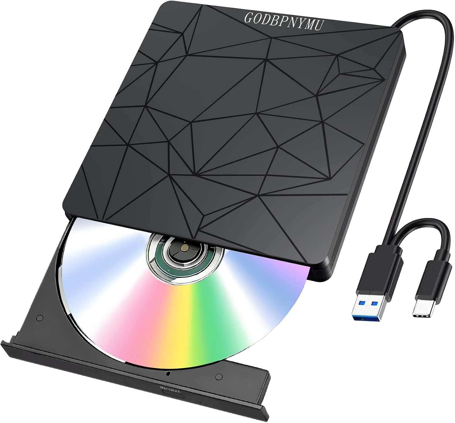 External DVD Drive USB 3.0 USB-C CD Burner CD/DVD Player