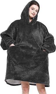 Sherpa Wearable Blanket Hoodie,Oversized Blanket Hooded, Cozy Soft Plush Hooded Blanket for Adult, Warm Christmas Birthday Gifts for Women Mom Her