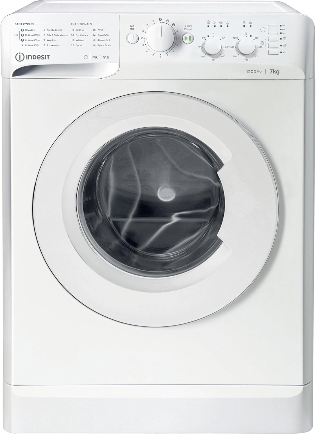 Indesit MTWC 71252 W UK 7 kg Washing Machine - White