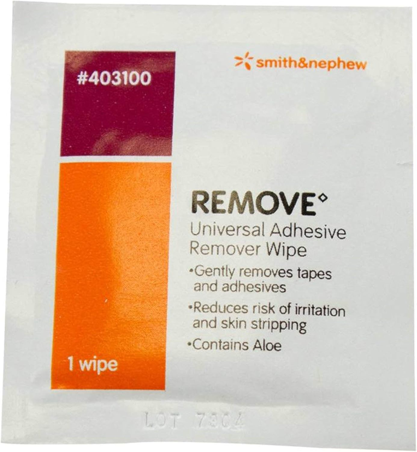Smith and Nephew Remove Adhesive Remover Wipes 403100, 50-count