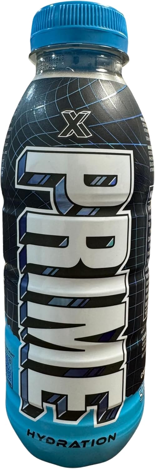 Palmzen PRIME X Blue UK Strawberry Lemonade Hydration 500ml Sports Drink