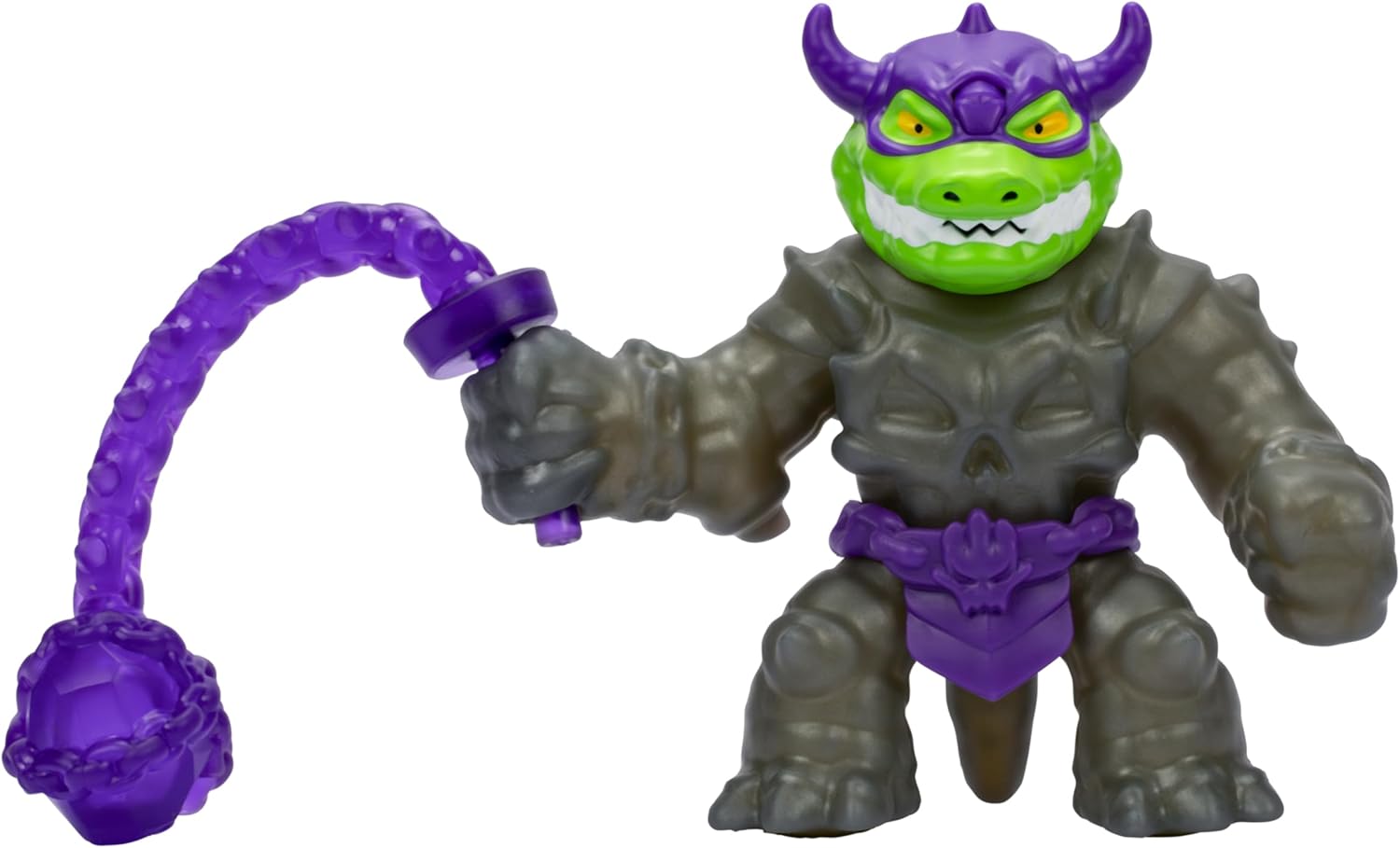 Heroes of Goo Jit Zu Stretch Strikers Deluxe Hero Pack Rock Jaw, Stretchy Action Figure with 20+ Awesome Battle Sounds, Stretchy Armor and Stretchy Weapon, 2 to Collect