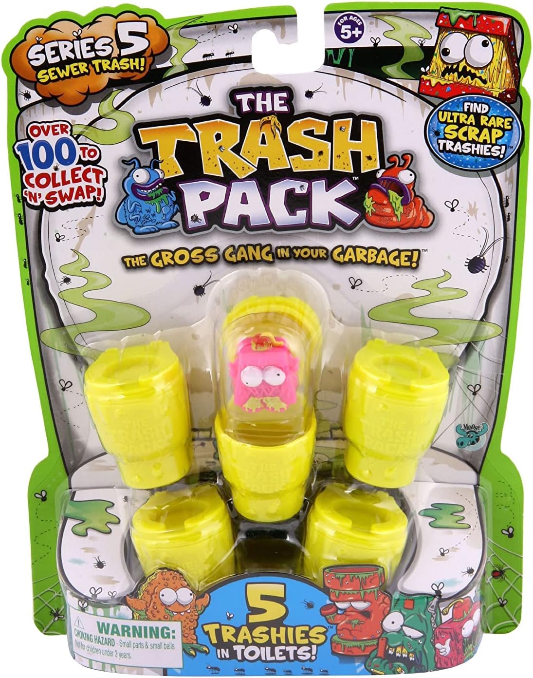The Trash Pack Series 5 Sewer Trash Random Figure 5 Pack