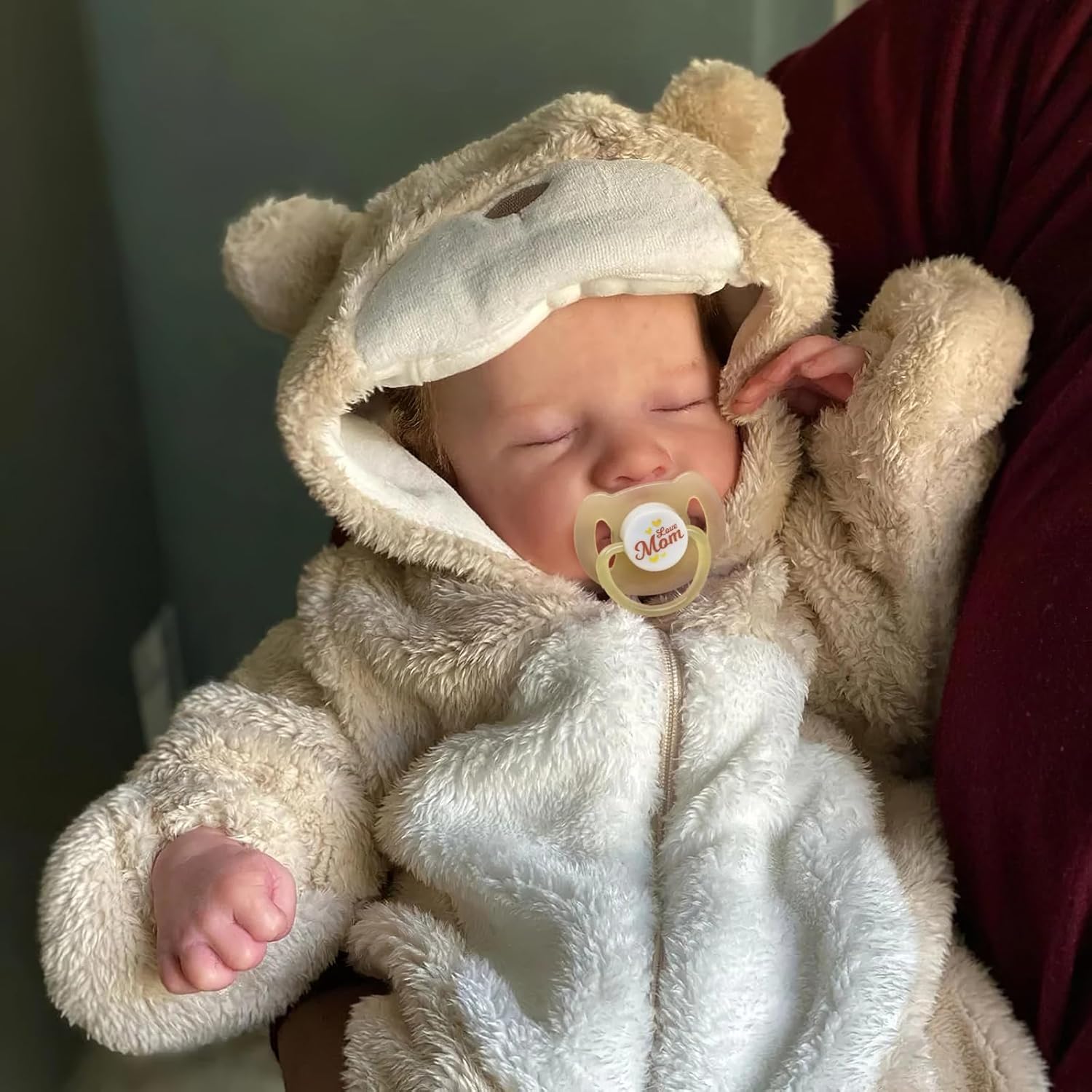 BABESIDE Lifelike Reborn-Baby Dolls Boy 17 Inch hand made Realistic Reborn Babies Dolls Newborn Baby with Softness vin-yl Body Real Life Baby Dolls with Toy Accessories Close eye