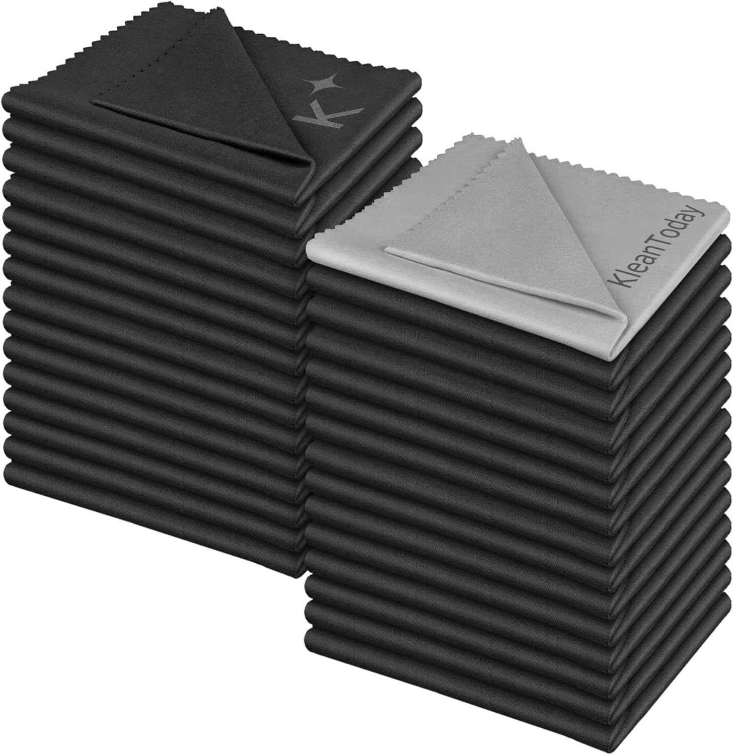 [ 30 Pack ] Kleantoday Lens Cleaning Cloth, Premium Microfiber, Ultra-Soft Cleaning Cloth for Glasses, iPhone Eyeglasses Camera Lens, Screens Wipes & More