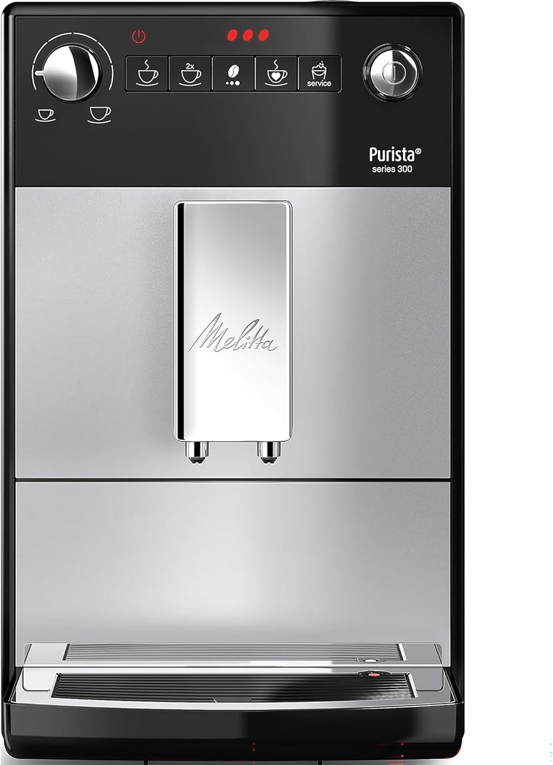 Melitta Automatic Espresso Machine, Purista Model, F230-101, Silver, 6766667