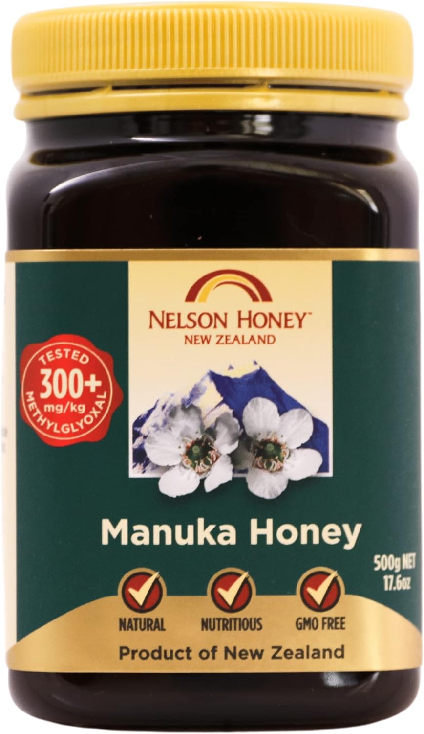 Nelson Honey UK, Classic 300+mg 500 g, Manuka, 1 count
