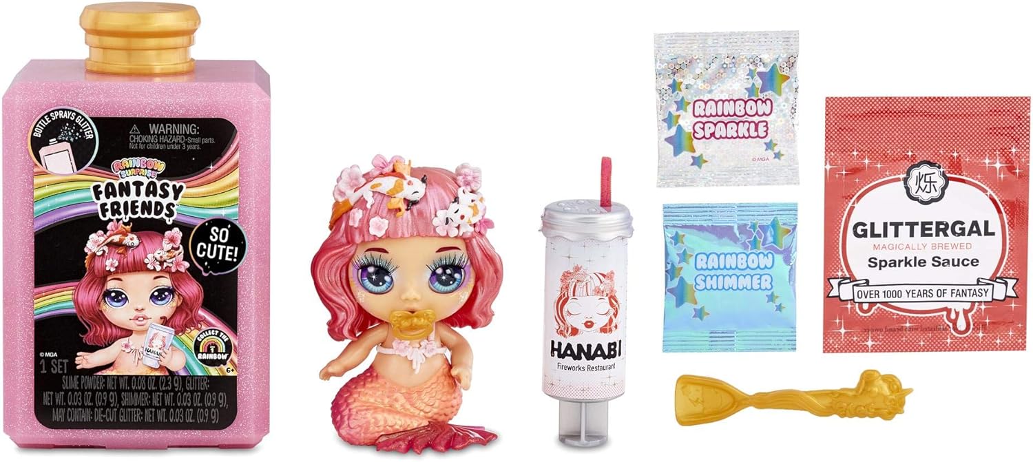 Poopsie Rainbow Surprise Fantasy Friends That Spit Sparkly Slime and Toot Glitter