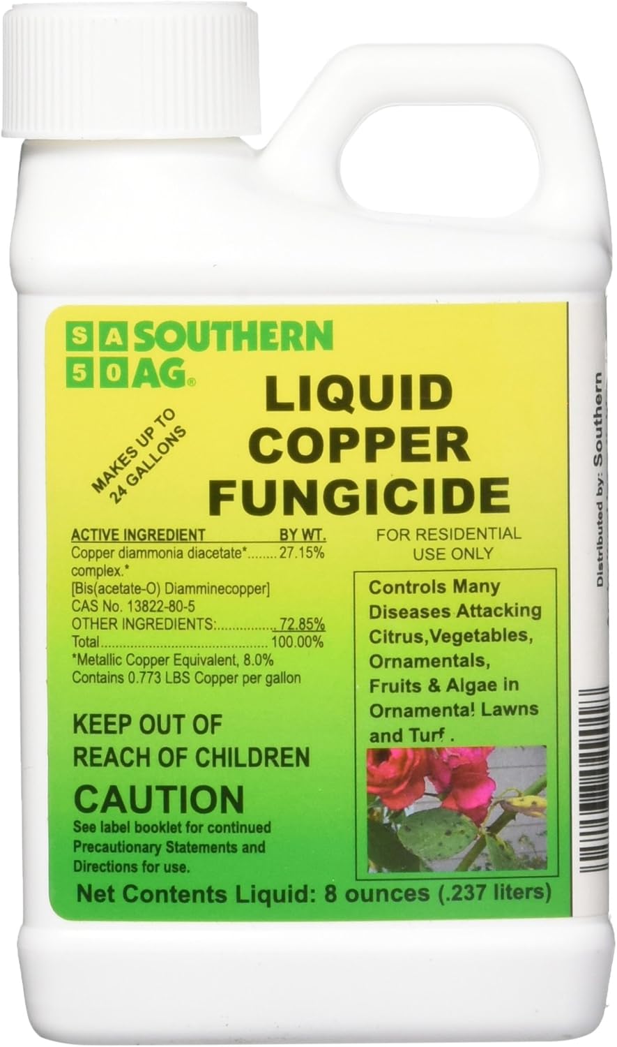 Southern Ag 02901 Liquid Copper Fungicide, 8oz