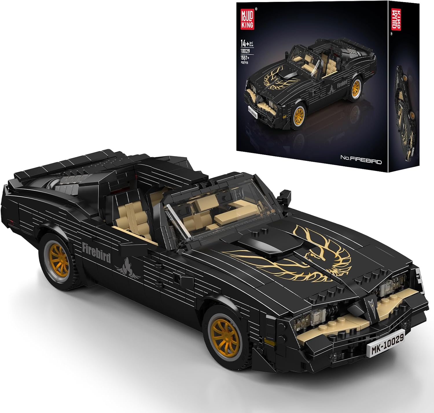 Mould King 10029 Supercar Building Block Model, 1557 Pieces Static Version Car Toys Set as Gifts/Collectibles, suitable for ages 14+