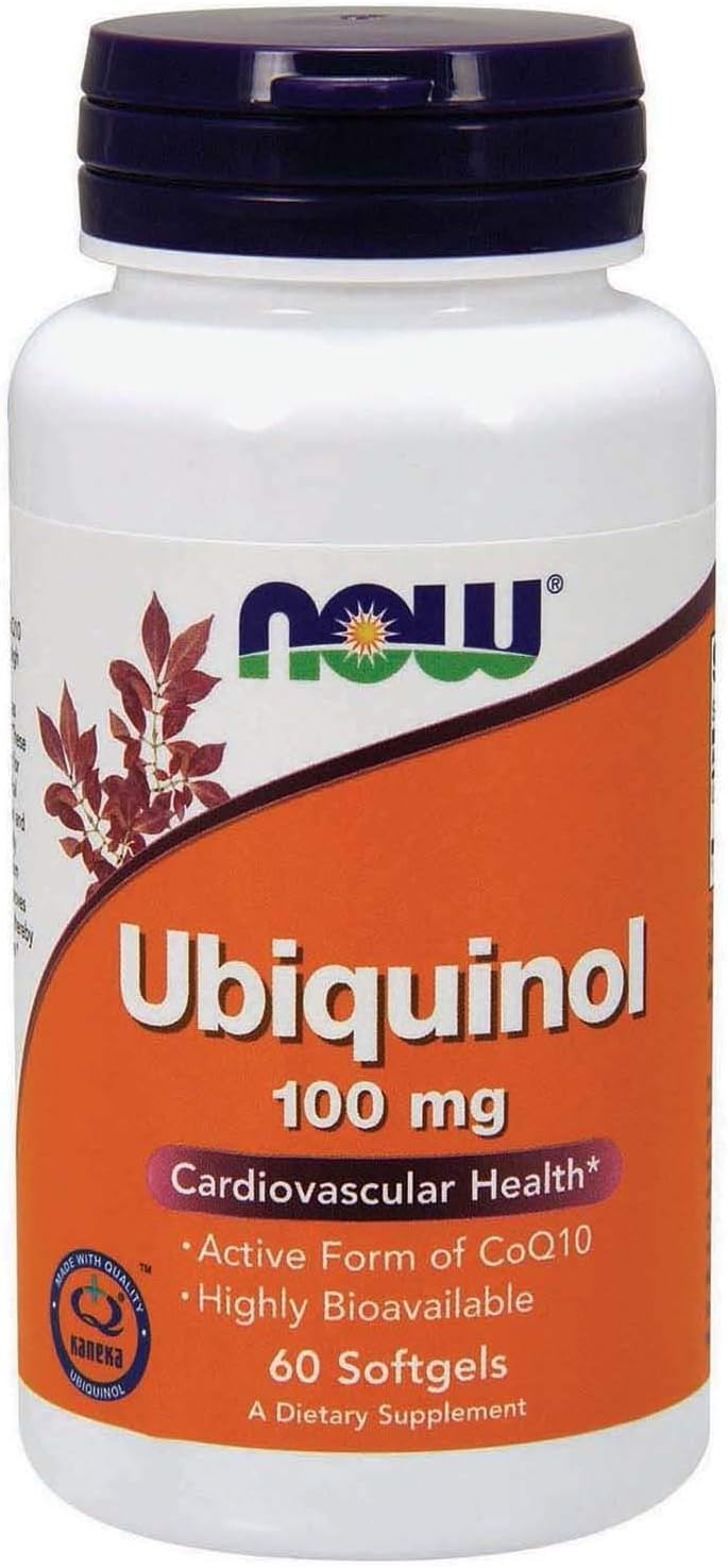 Now Foods Ubiquinol 100 mg 60 Softgels