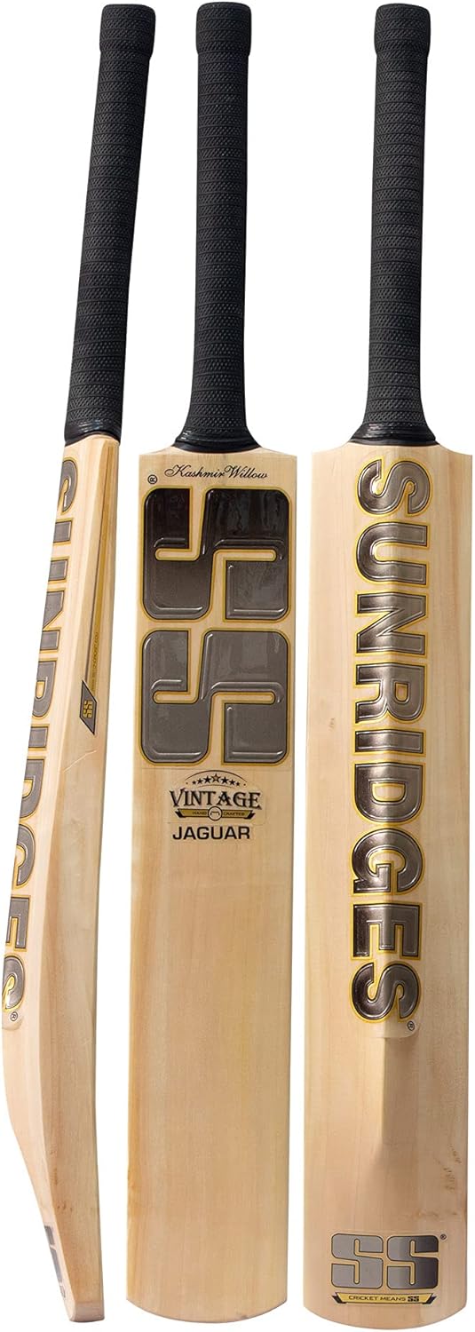 SS Cricket Premium Kashmir Willow Leather Ball Cricket bat - Adult Size (Bat Cover Included)