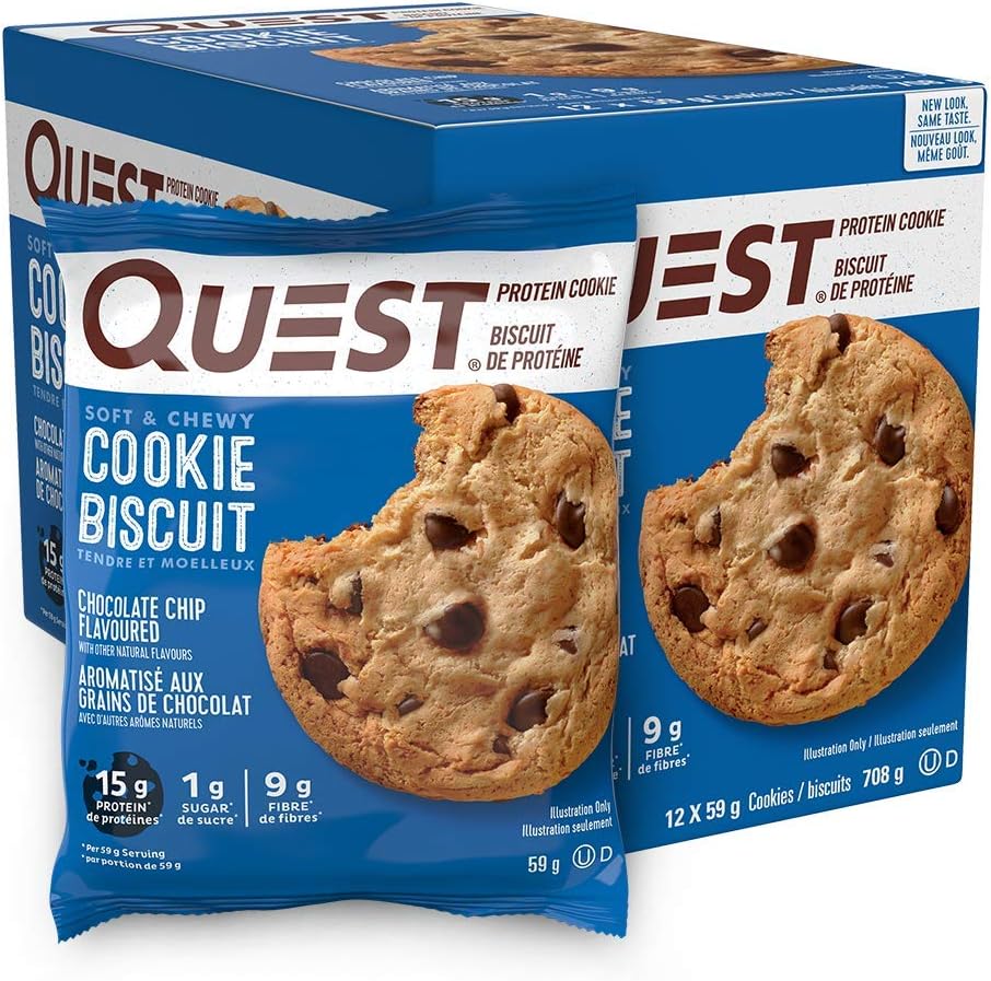 Quest Cookie, Chocolate Chip, 12/Box