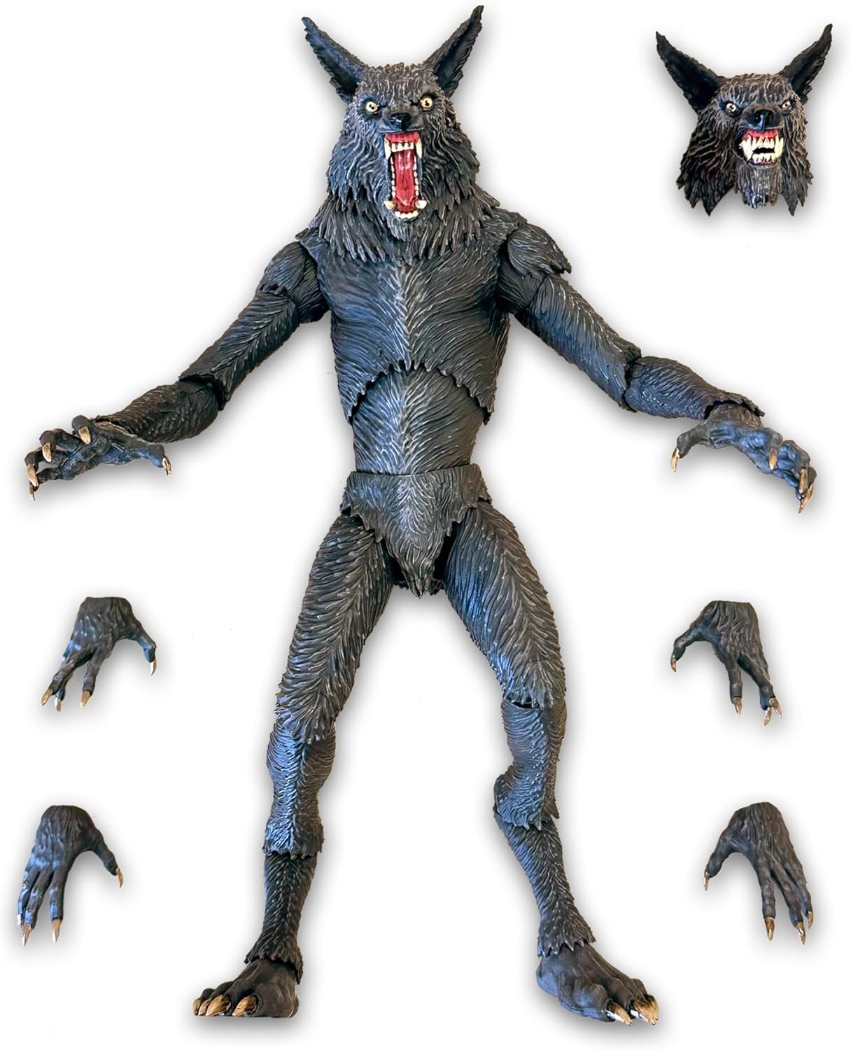 The Howling 1:12 Scale Werewolf Movable Action Figure | in Scale with 38 Points of Articulation
