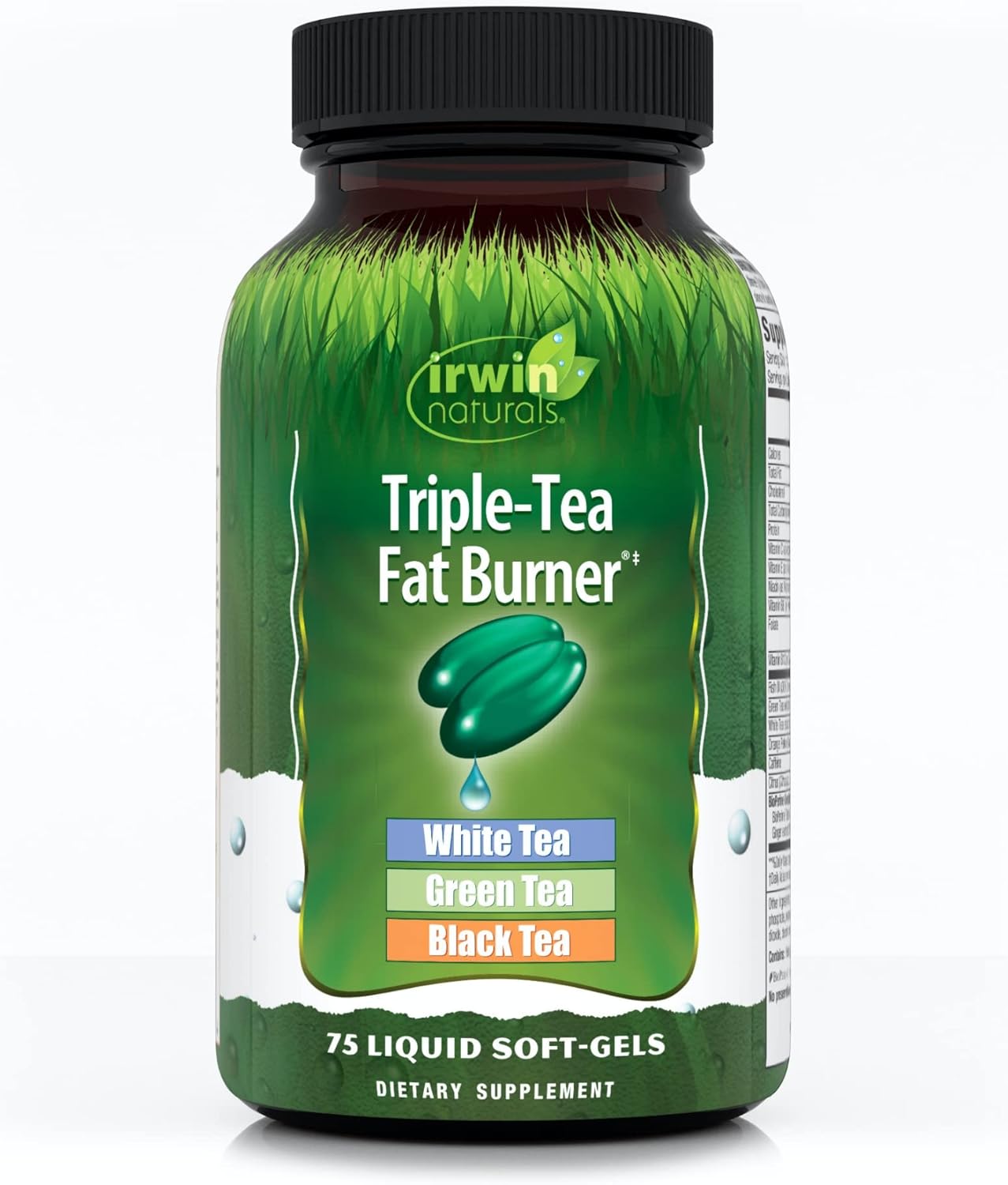 Irwin Naturals Triple Tea Fat Burner, 75 Liquid Softgels
