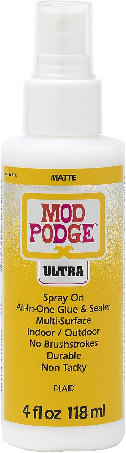 Mod Podge Ultra Matte Spray On Sealer, 4 ounce, 1 Count