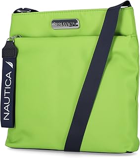 Nautica Women's Diver Nylon Small Women's Crossbody Bag Purse with Adjustable Shoulder Strap