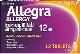 Allegra Allergy Tablets 12 Hour 12 ea (Pack of 3)