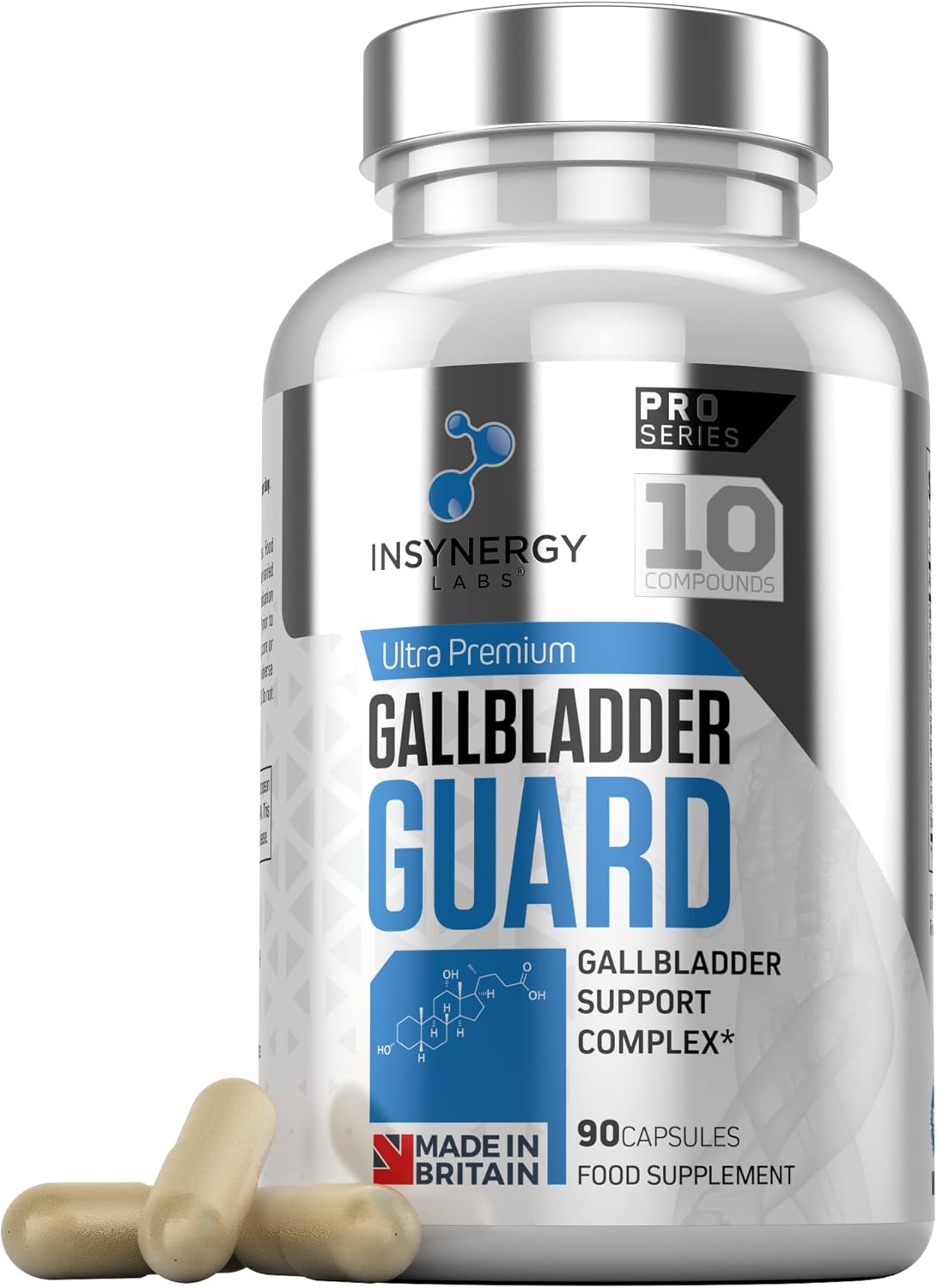 Ultra Premium Gallbladder Supplement – Gallbladder Guard | The UK’s No1 Gallbladder Formula | 90 Tablets Bile Salts Ox Bile Supplements|Betaine HCL Pepsin + Turmeric + Choline