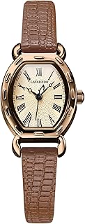 Women's Watches, Dainty Watches for Women Leather Band Vintage Ladies Watches Waterproof Quartz Analog Watch Square Dress Watch Casual Women's Wrist Watches