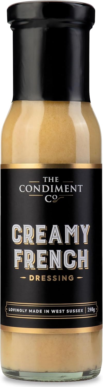 The Condiment Company Creamy French Dressing 240g - Perfect Salad Cream for Salad Bowls, Pasta Salads, Mixed & Greek Salads, Dip, Condiment