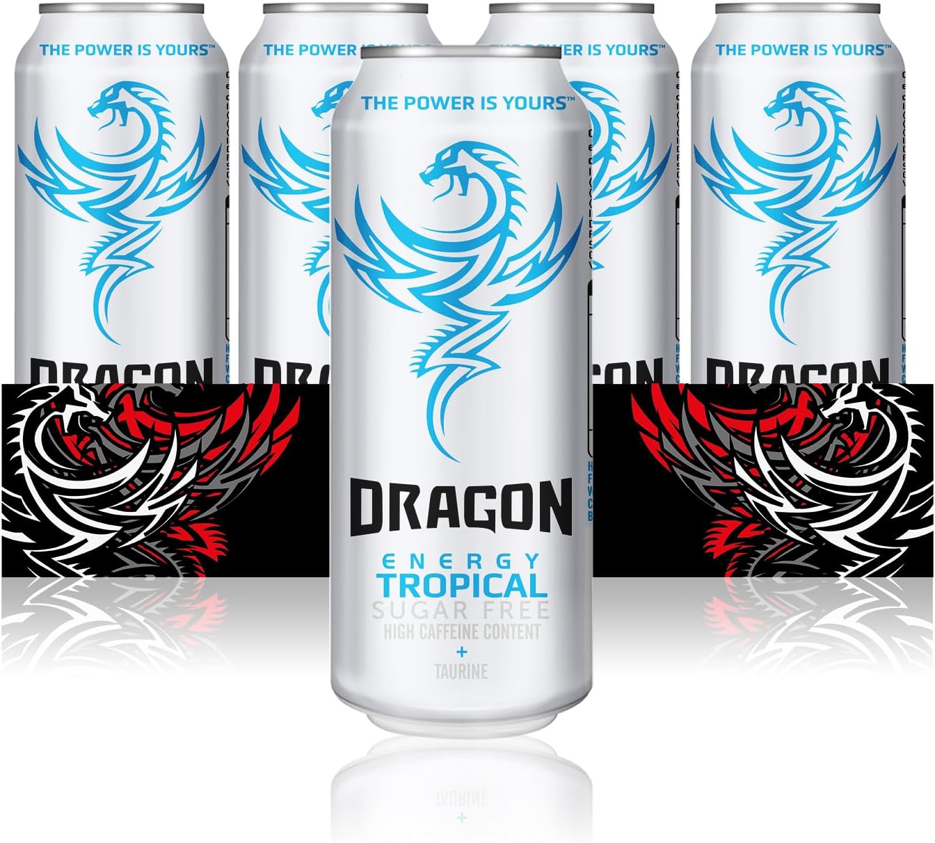 Dragon Energy Tropical Energy Drink 12 x 500ml Cans