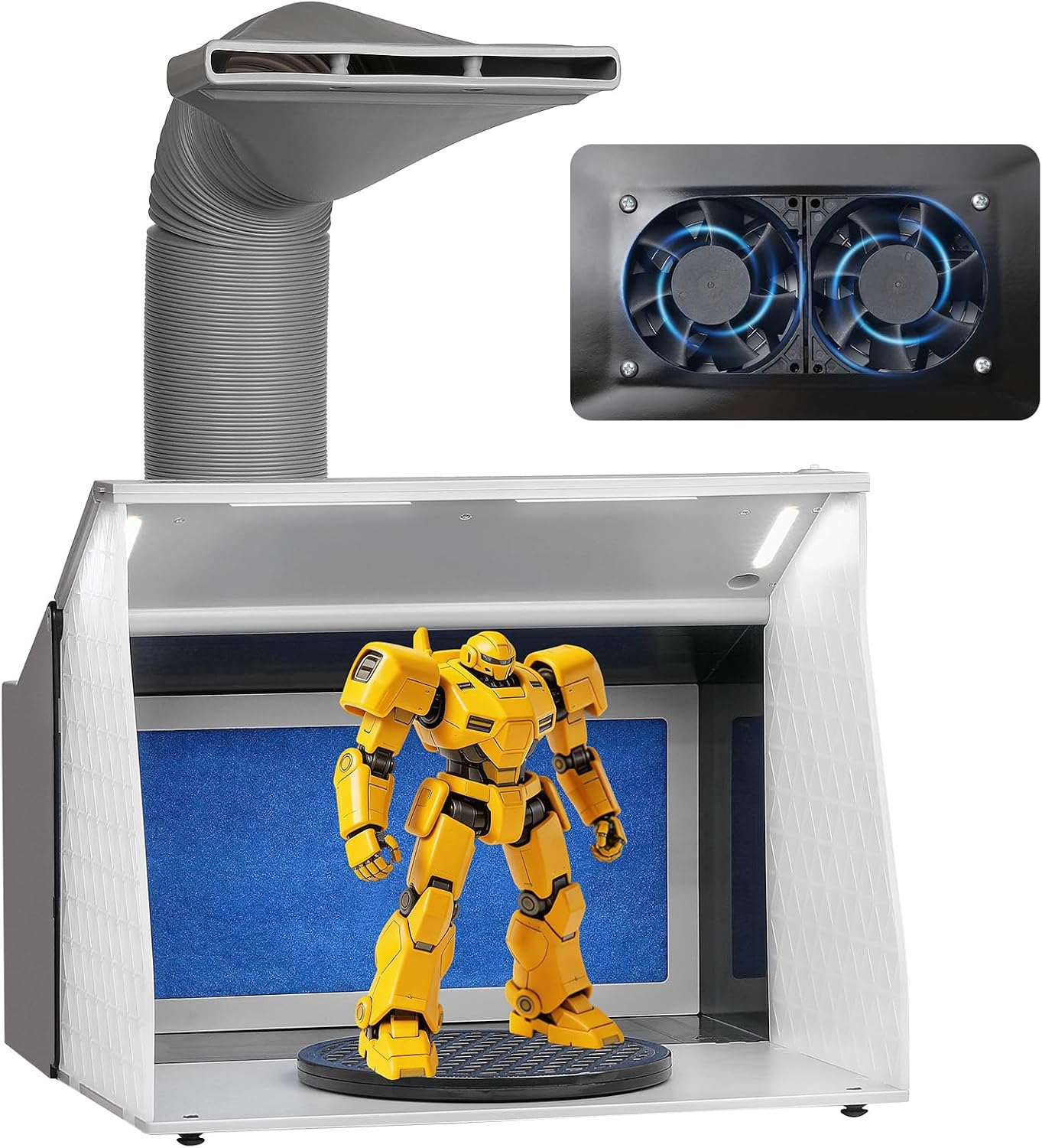 VEVOR Airbrush Spray Booth Portable Hobby Airbrush Paint Spray Booth Kit