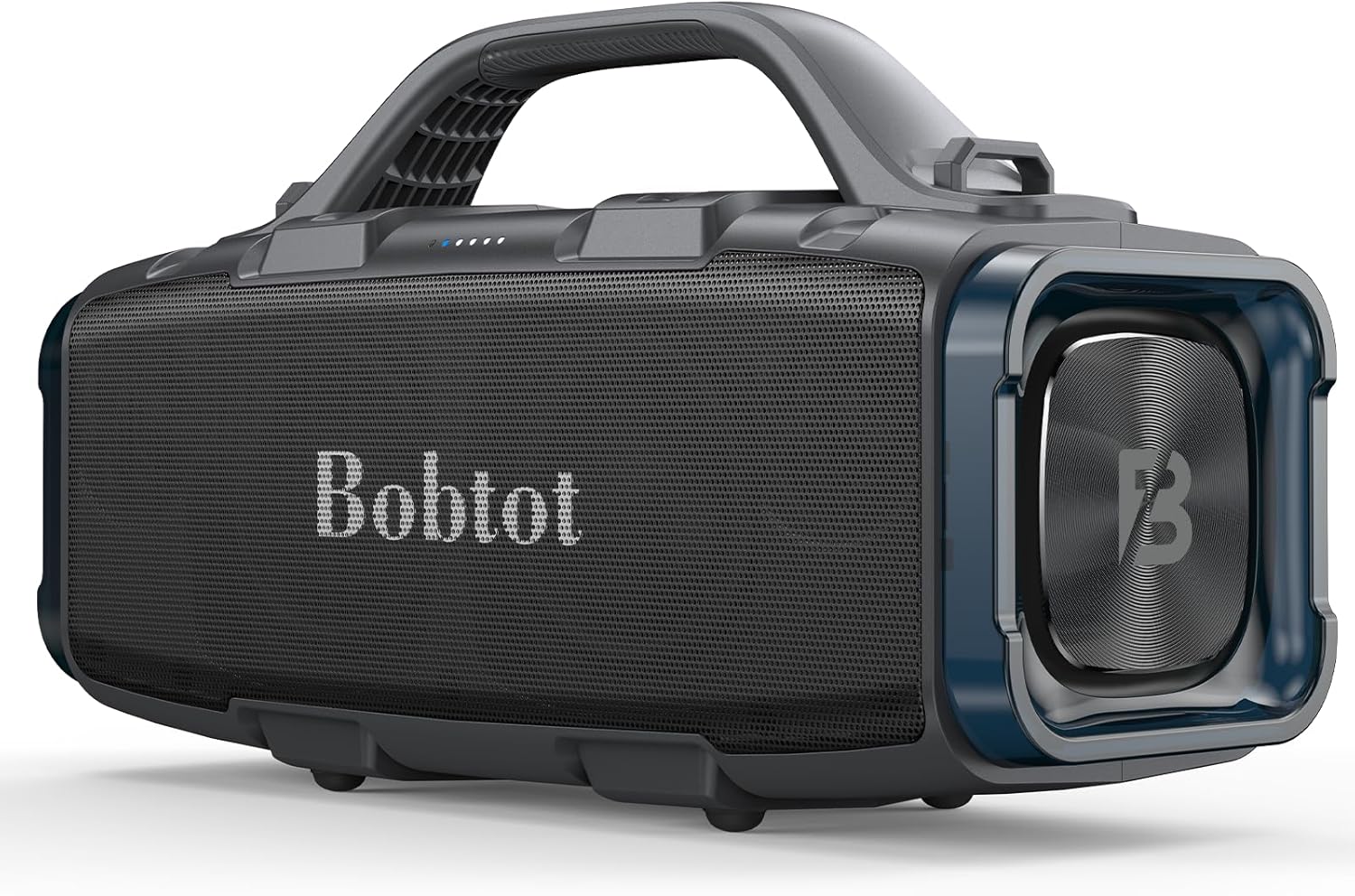 Bobtot Portable Bluetooth Speaker, 60W Peak IPX6 Waterproof, Outdoor Speaker with Handle Stereo Loud Sound, Deep Bass, 8800mAh Battery, TWS/TF/AUX/EQ Outdoor for Party Beach Camping