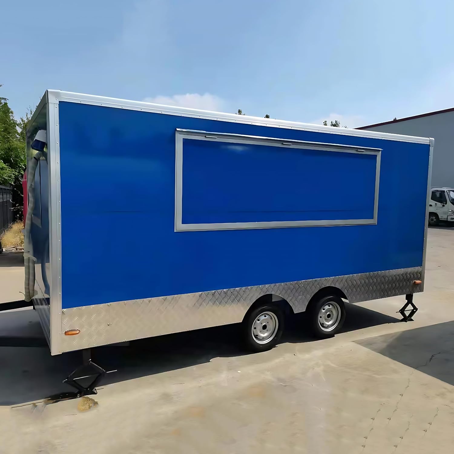 Food Trailer Mobile Truck Fully Equipment Fast Food Trailers for Sale Ice Cream Cart for Business Concession Food Trailers for Sale
