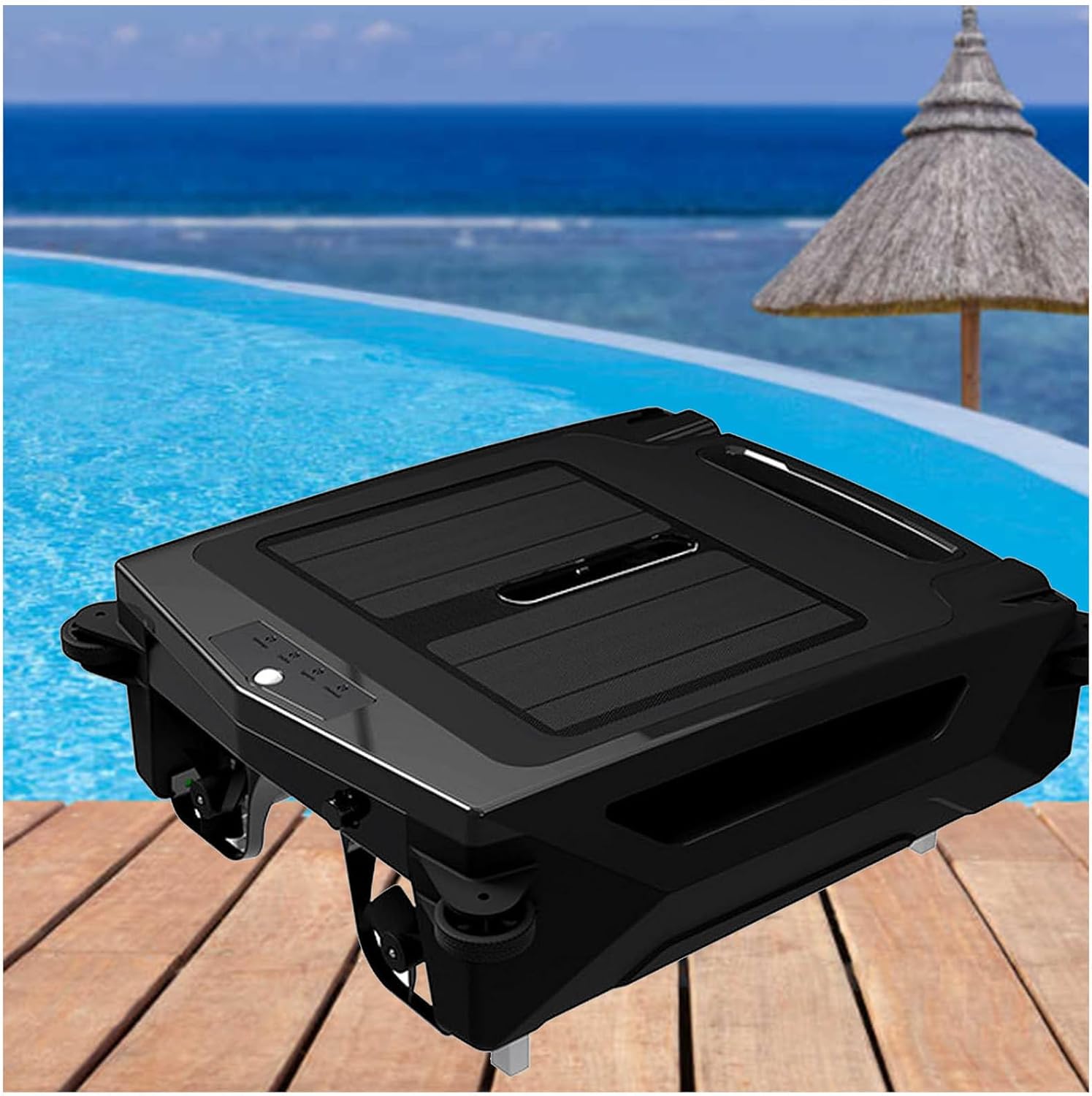 Pool Skimmer Robot with Solar Panel Automatically Design, Pool Skimmer Robotic,Automatic Pool Skimmer