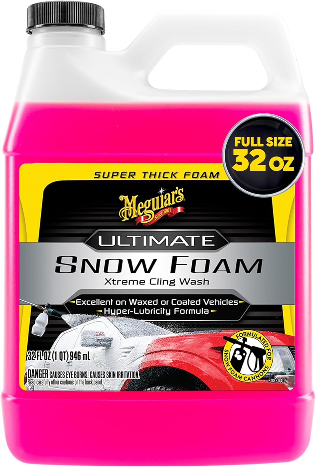Meguiar's G191532EU Ultimate Car Snow Foam Xtreme Cling 946 ml Wax Safe