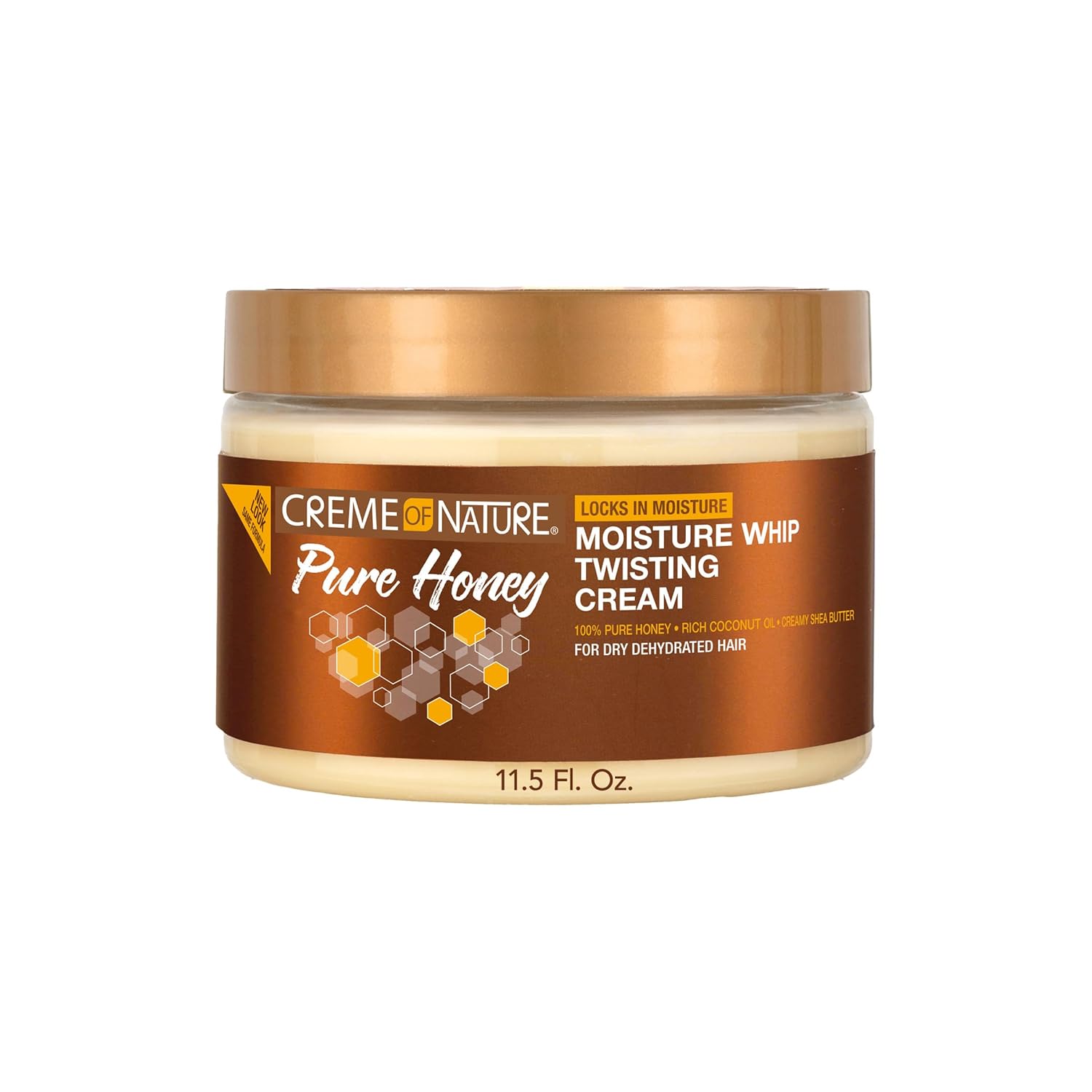 Creme of Nature Pure Honey Moisture Whip Twisting Cream, 11.5 oz