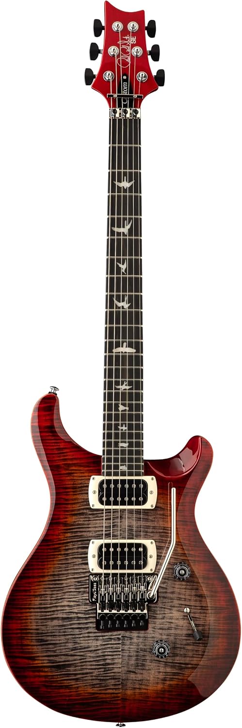 PRS SE Custom 24 Floyd Charcoal Cherry Burst