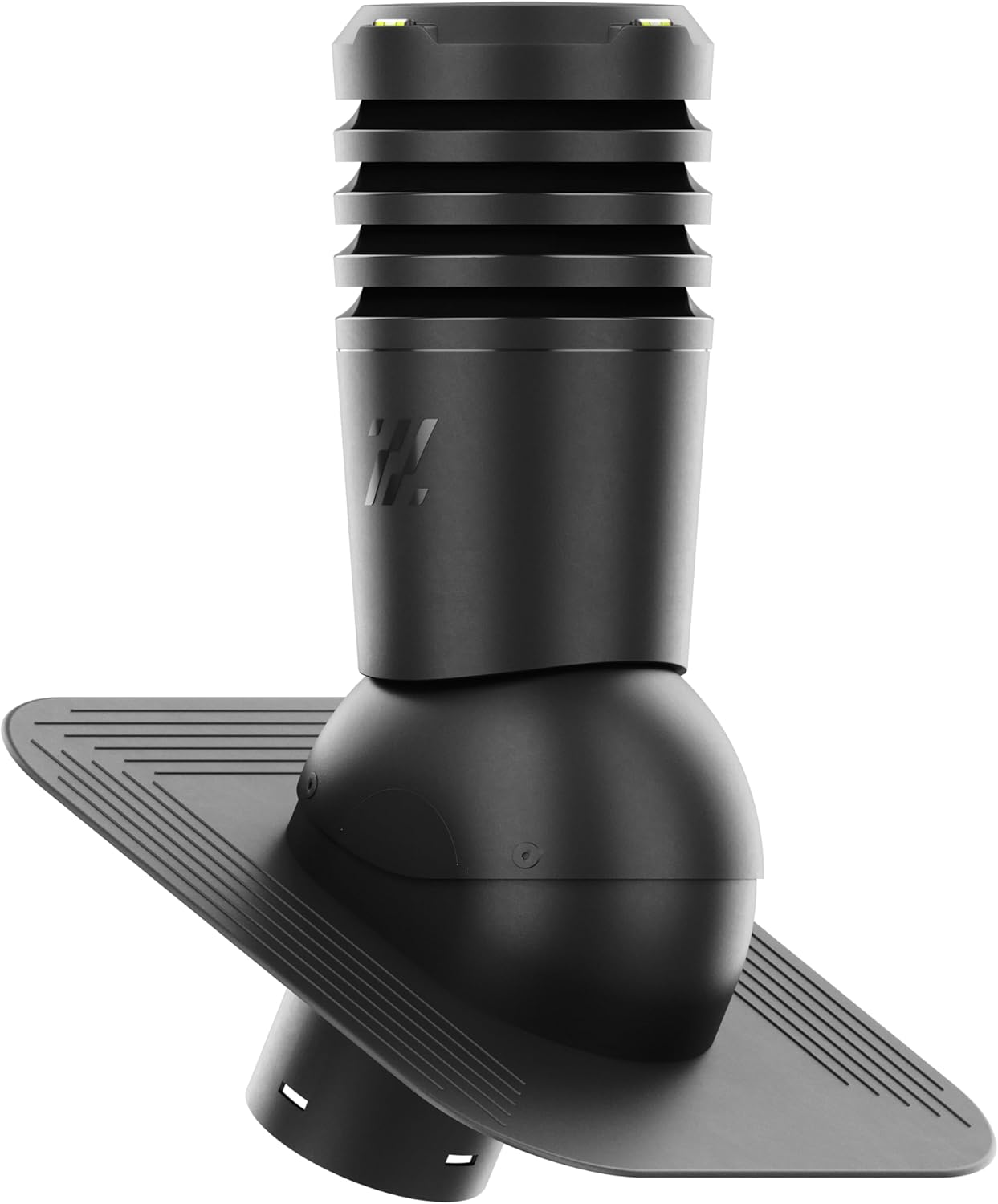 ROOFIVENT IVENT ECO Roof Vent 6" for Shingle Or Slate Roof for Kitchen Bathroom Dryer Black