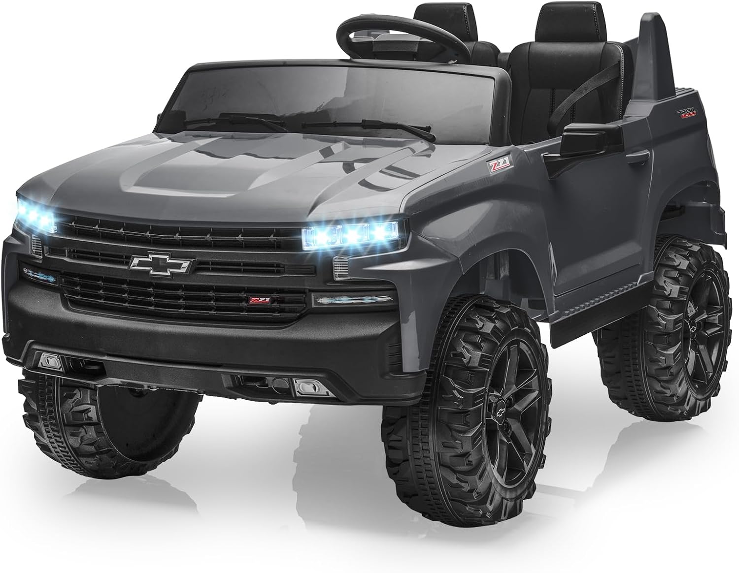 24V 2-Seater Truck Licensed Chevrolet Silverado Ride On Car Kids Toy