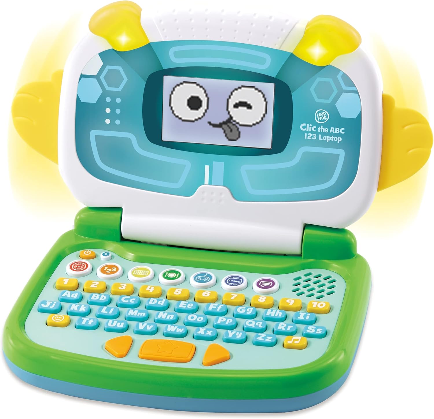 Leapfrog Clic the ABC 123 Laptop | Interactive Learning Laptop for Kids with Letters & Numbers | Suitable for Boys & Girls 3, 4, 5, 6+ Years