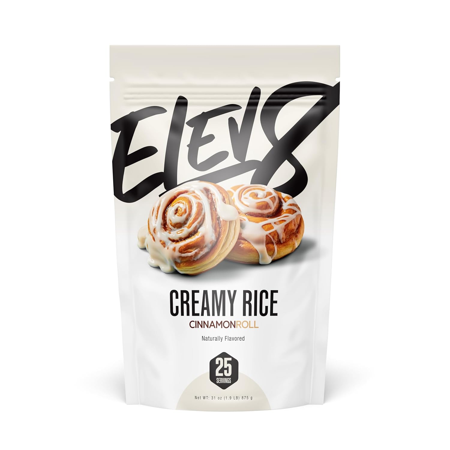 Elev8 Creamy Rice - 25 Servings (Cinnamon Roll)