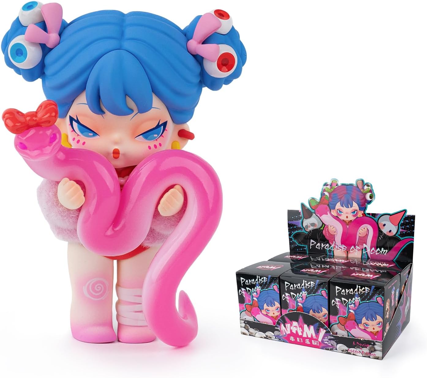 BEEMAI Dodo Nami Doomsday Paradise Series 6PCs (Set of 6 No Repeat) Blind Box Random Design Cute Figures Collectible Toys Birthday Gifts