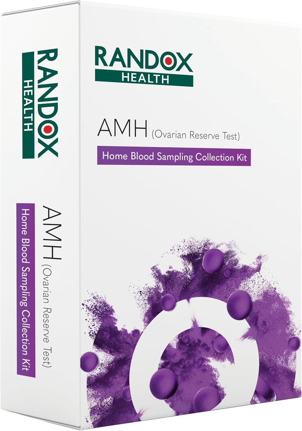 AMH Test | Anti-Mullerian Hormone Home Test | Randox Health | Test Your Ovarian Reserve | at-Home Fertility Blood Test | Female Fertility | Personalised Report Included | Health Results in 2-3 Days