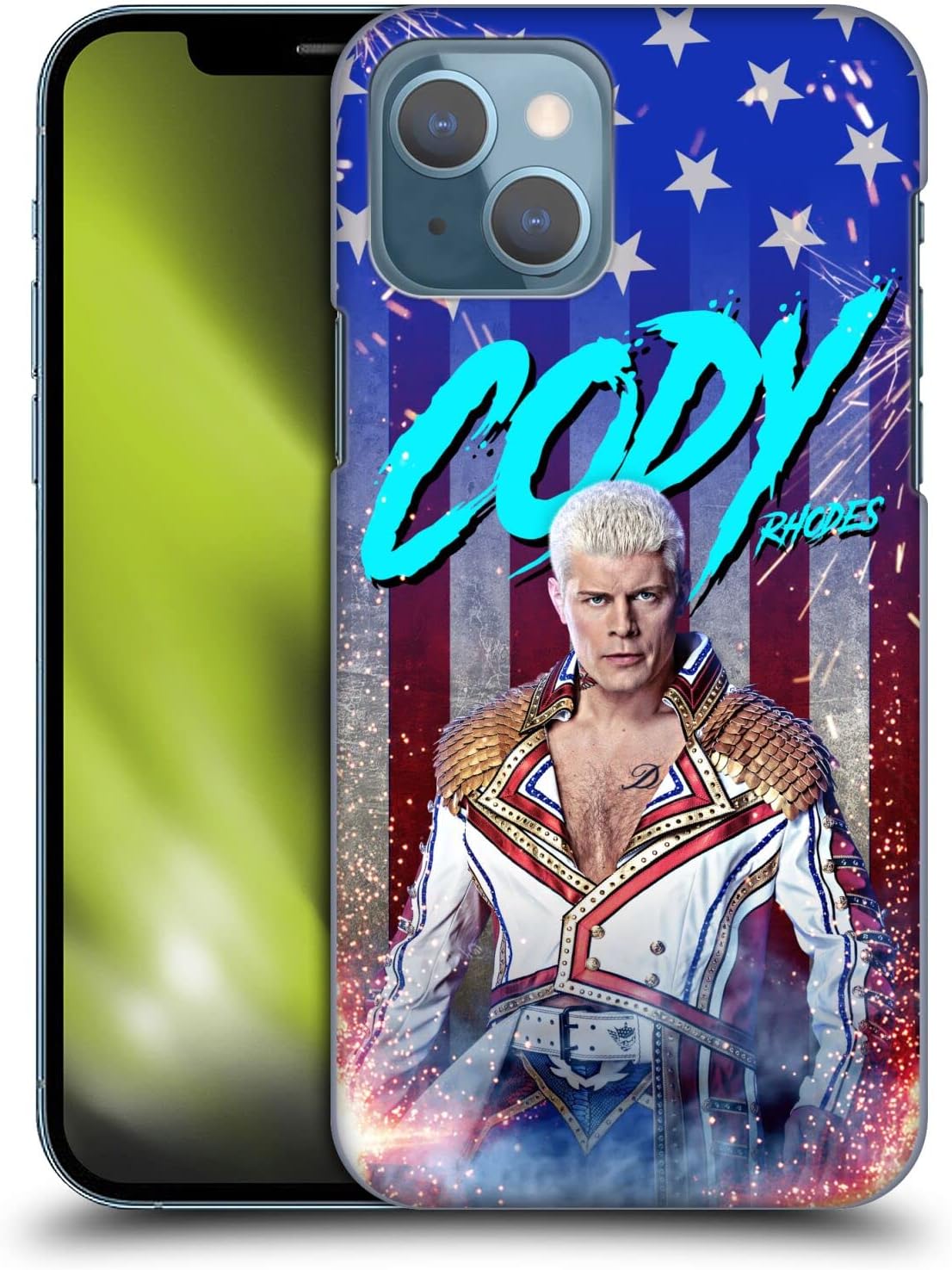 Head Case Designs Officially Licensed WWE Cody Rhodes Cody Rhodes Graphics Hard Back Case Compatible With Apple iPhone 13