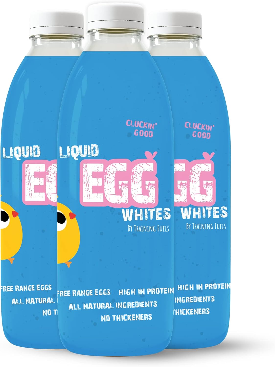 Liquid Egg Whites by Training Fuels 970ml x 3 Bottles Free Range