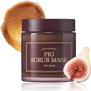 [I'M FROM] Fig Scrub Mask 120g, exfoliating, moisturizing mask, korean exfoliator, organic skin care
